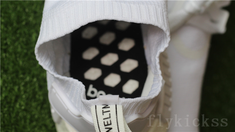 Real Boost Adidas NMD R1 Primeknit White